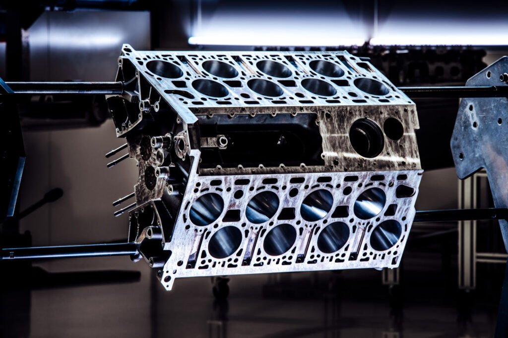 Bloque del Motor W16 de Bugatti 