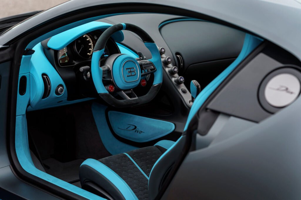 Interior habitáculo y salpicadero Bugatti Divo