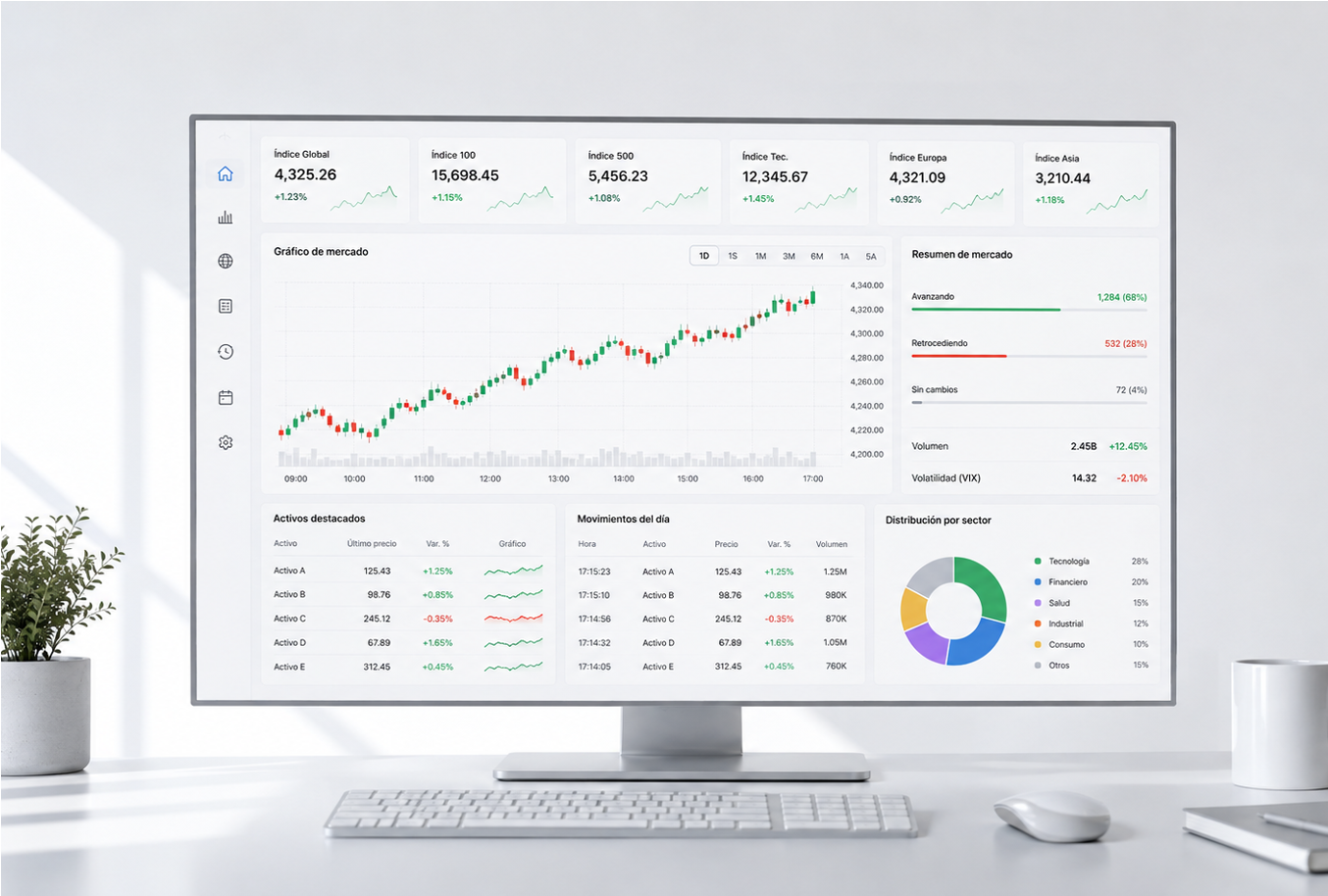 Sistema de inteligencia artificial para mercados automatizados y distribución eficiente de recursos